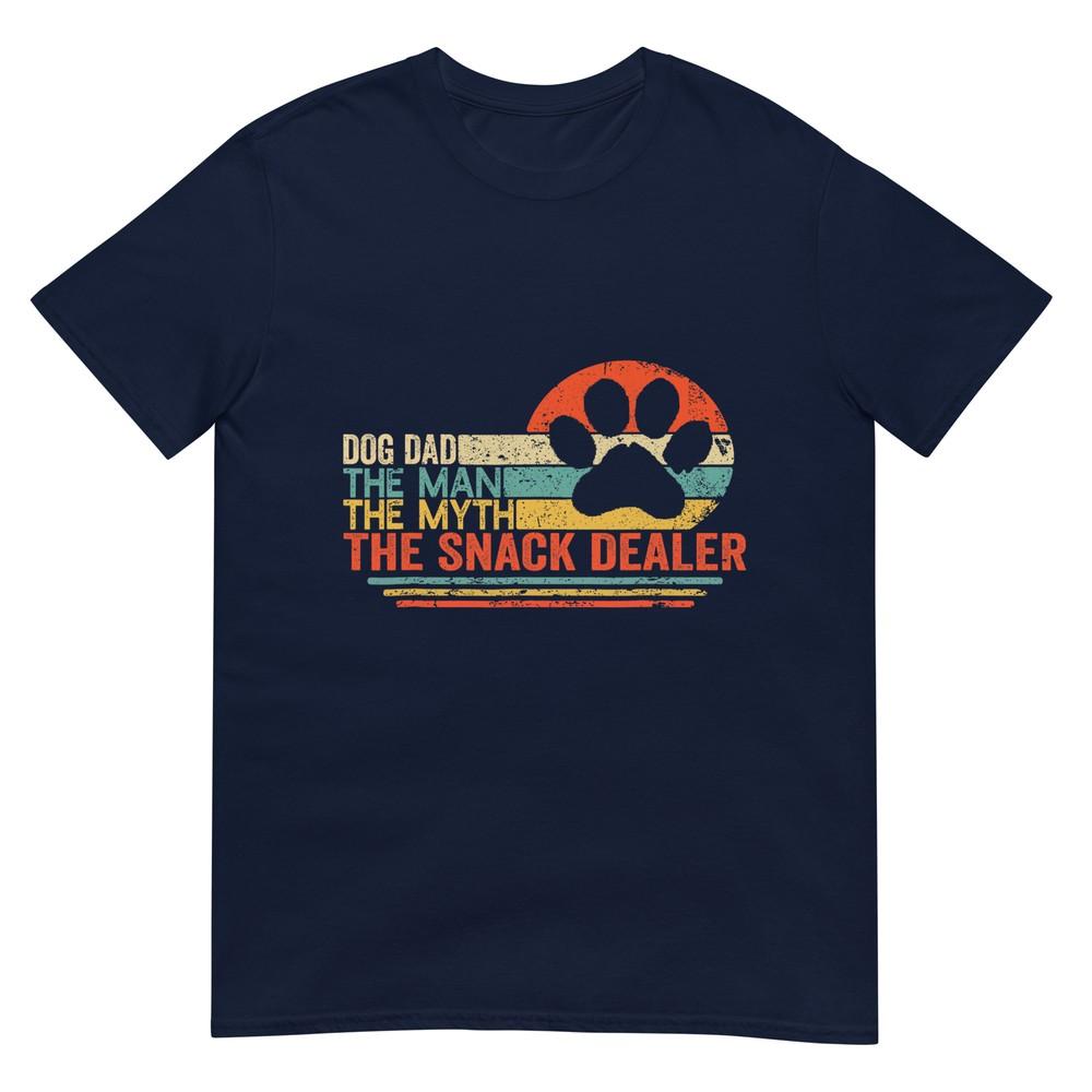 Vintage Dog Dad The Unisex The Myth Snack Dealer Father Day Tshirt S