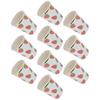 10Pcs Party Tableware Disposable Strawberry Pattern Tableware Set for Birthday Parties Seaside PartiesPaper Cup