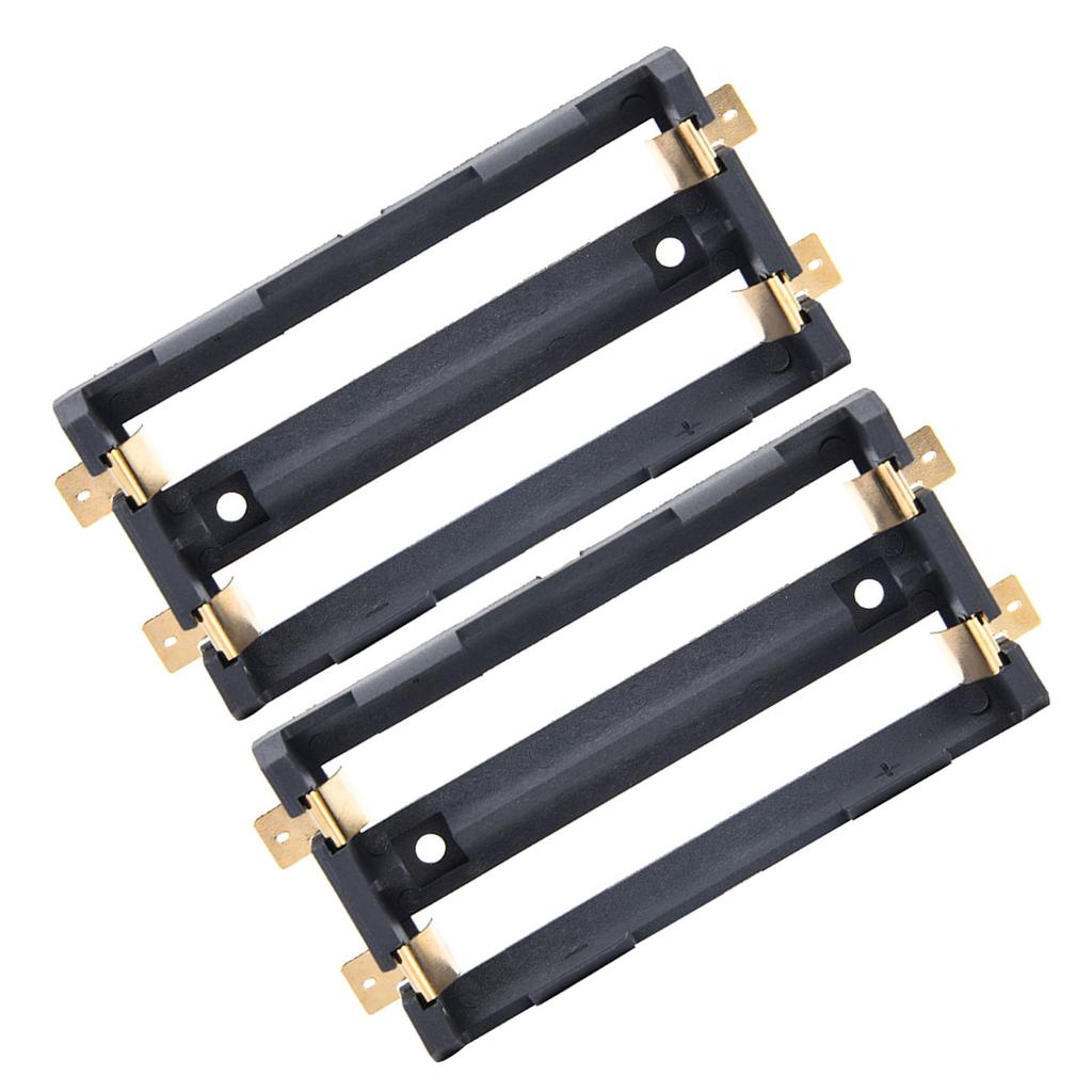 2 Stück 2 Batterien Halterbox Aufbewahrungskoffer für SMD 18650 DIY Lade-Stromversorgung