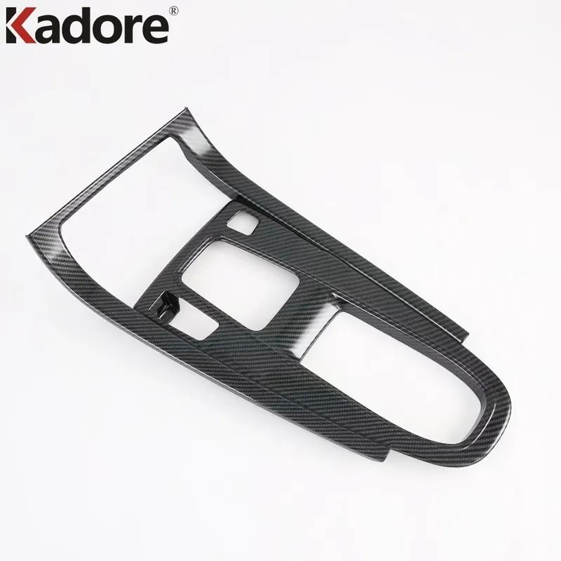 For Hyundai Cantus Creta Ix25   Carbon Car Console Gear Shift Box Panel Cover Trim Water Cup Frame Interior Accessories