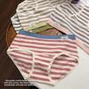 Ladies Spring and Autumn Pure Cotton Comfortable Breathable Sports Wind Waist No Trace Briefs