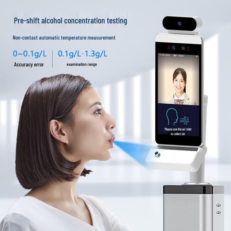 WSTDX 8-inch Facial Recognition Alcohol & Access Control System CN Plug (adapter Included)