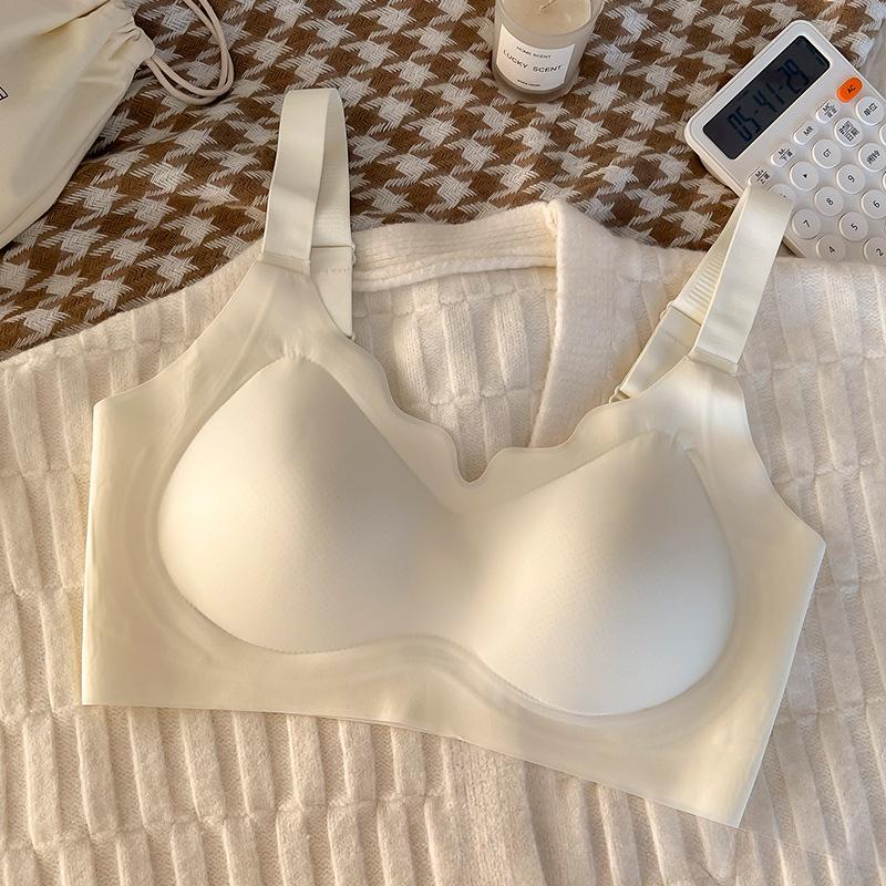 Large Size Women Sports Large Breasts Show Small Gather No Underwire To Collect Auxiliary Milk To Prevent Sagging No Trace Bra