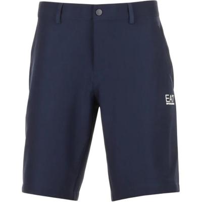 Solid Color Zippered Three-Quarter Casual Shorts Men Shorts Blue 6DPS05-PNGWZ-1562
