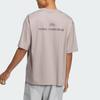 Adidas Verbiage Short Casual Sports T-Shirt Men Tops Steam-Grey JN9445