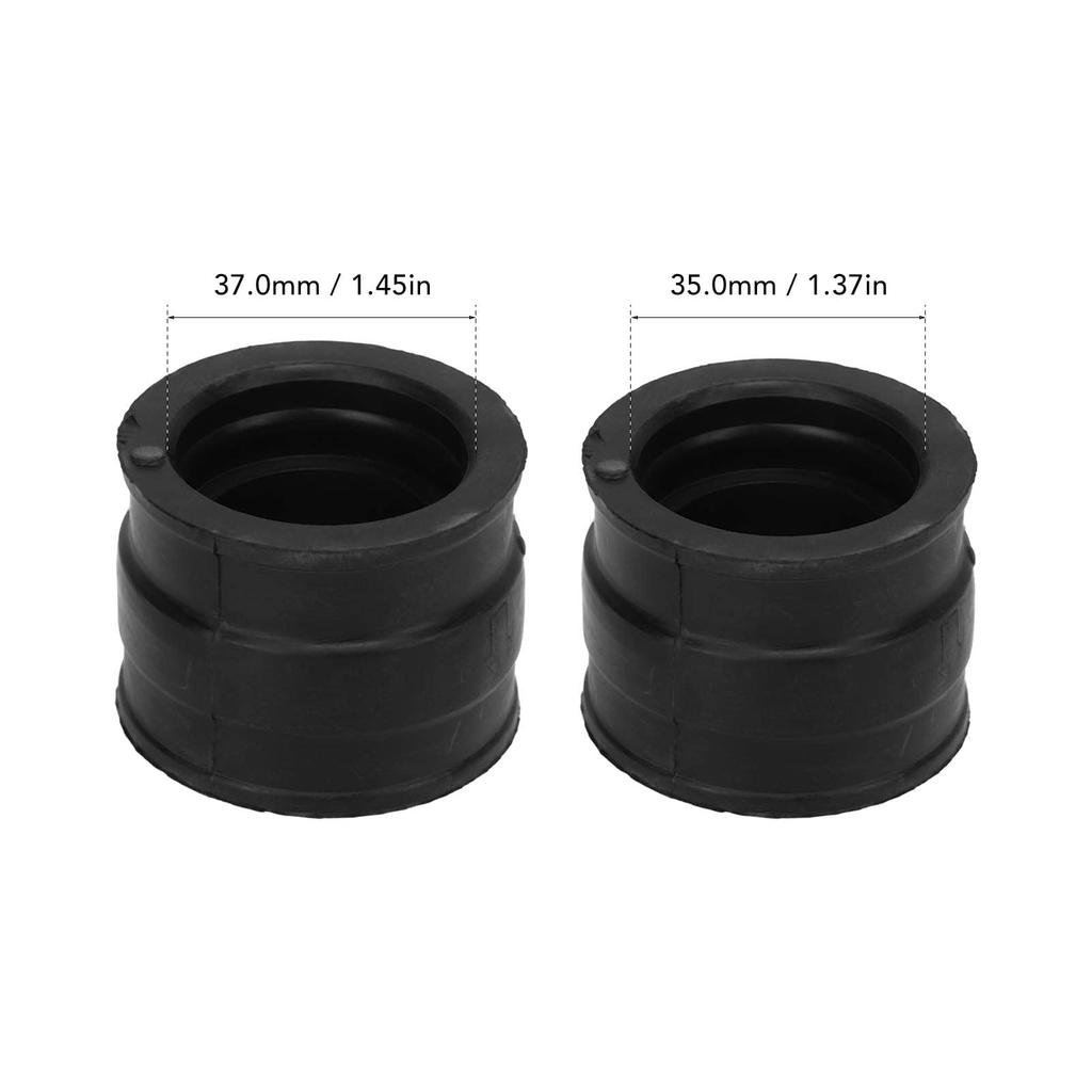 Yctze 4pcs Carburetor Intake Manifold Boot Rubber 35mm Intake Manifold Accessories