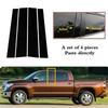 4Pcs Window Trim Covers Center Film Column B C Pillar Posts Sticker Car Accessories for Toyota Tundra Crew Max Cab/Double Cab 2007-2020