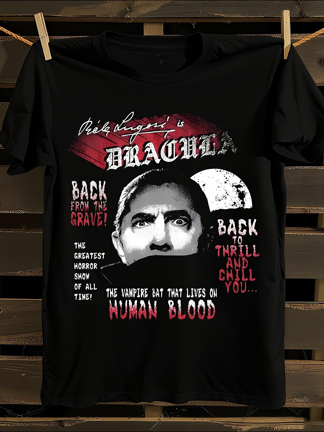 Bela Lugosi Dracula Vintage Horror Movie T-shirt XL