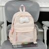 Schoolbag New Japanese Schoolbag Women's Simple Fresh and Versatile Junior High School Students Ins Bow Backpack Casual Backpack