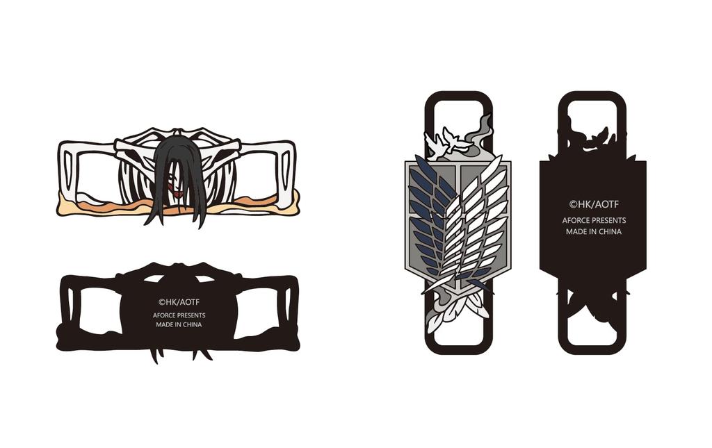 AFORCE X DRAGON HORSE Attack On Titan Shoe Charm Set of 2