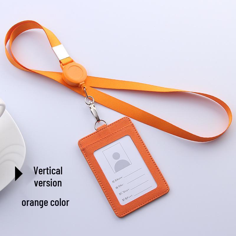 Customizable ID Badge Holder and Lanyard for Access Control and Name Tags