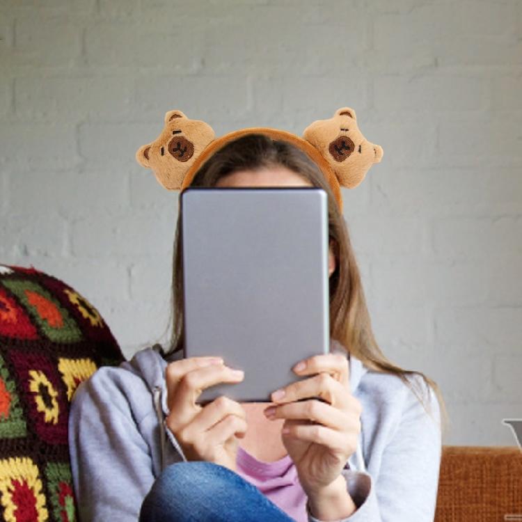 Practical Bear Cartoon Headband For Daily Use And Special Occasion Comfortable Headwear For Kids And Teens