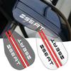 2Pcs Car Rear View Side Mirror Rain Board Eyebrow Sticker for Leon Ibiza Alhambra Arosa Tolendo Exeo Mk2 Mk3 Ateca Altea FR