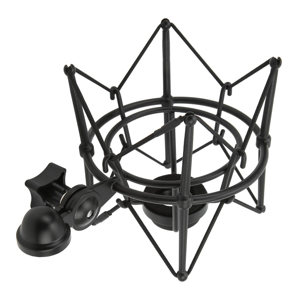 Microphone Shock Mount Clip Mic Anti Vibration Holder for Live Streaming Recording Studio