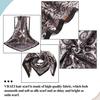 1 Pcs  Satin Head Scarf Silk Like Hair Scarf Stain Bandana Hair Wrap Neck Scarf for Women(Black)