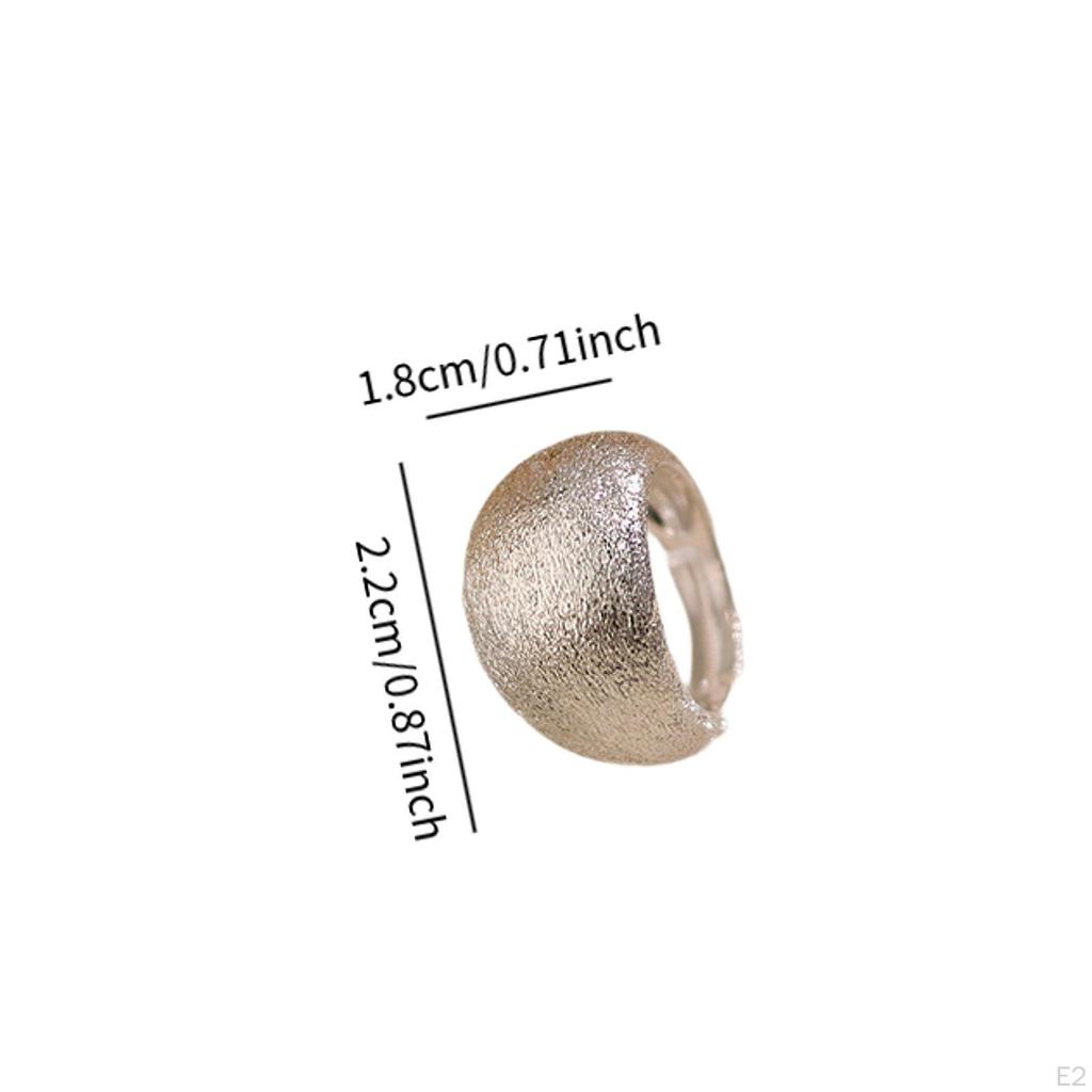 Brushed Ring Copper Round Wedding for Birthday Graduation Mother's Day