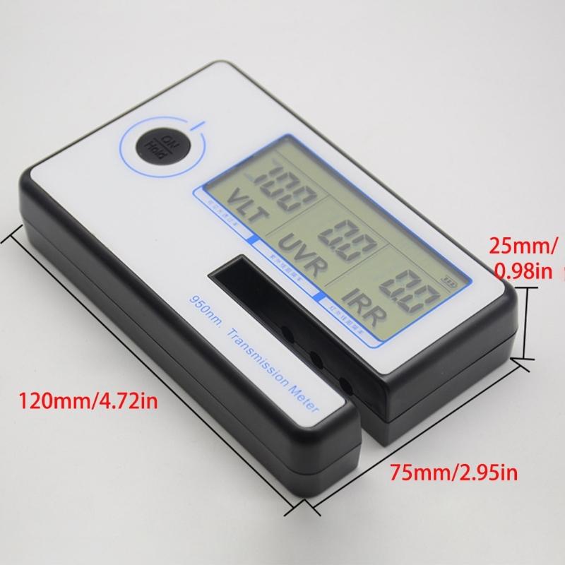 Portable Car Window Tint Meter with 950nm Detection Film Testing Device for Accurate Heat Insulation Analysis