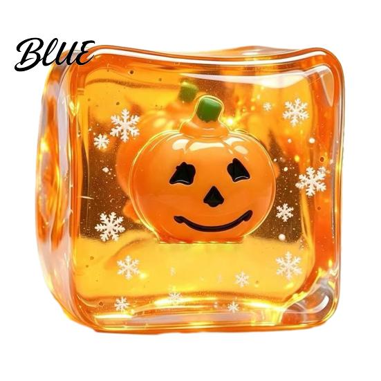 Halloween Stress Relief Toys Ghost Cube Squeeze Toy  Pumpkin Bat with Party Favors Snowflake  Hand Relaxation Sensory Toy for