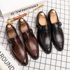 Summer casual youth tide British retro business pointed breathable leather shoes
