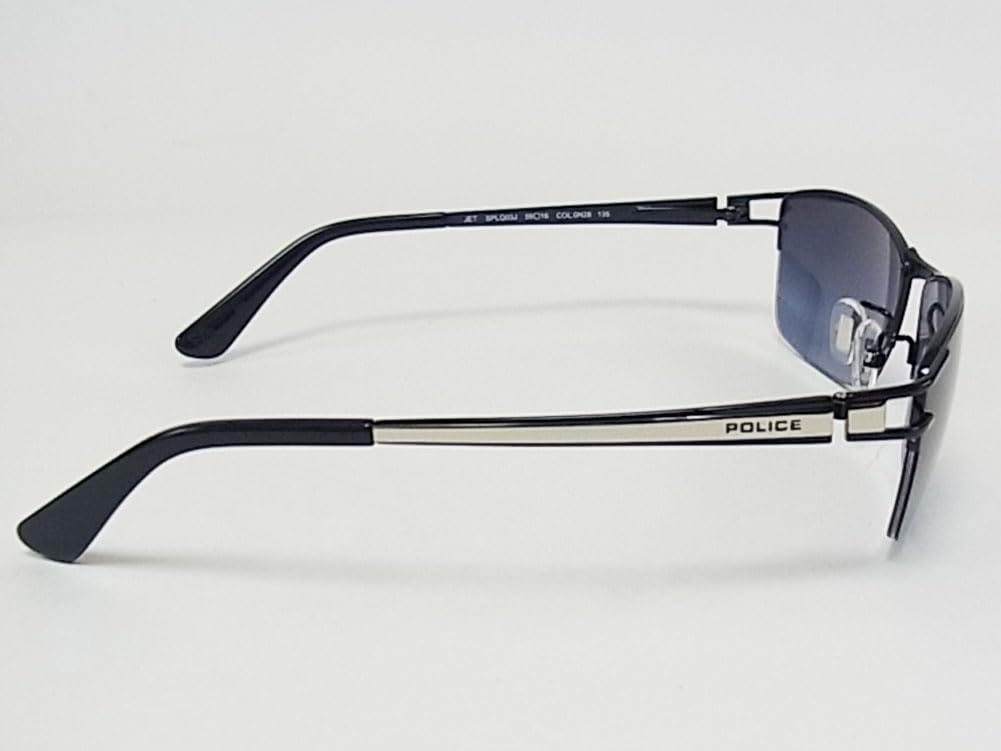 Police SPLQ03J 0N28 59 Sunglasses POLICE JET Jet Nylor Titanium Men's Women's