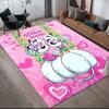 Custom Name,Diddl Home Sofa Decoration for Living Room & Bedroom, Non‑Slip Play Flannel Floor Mat for Game Room