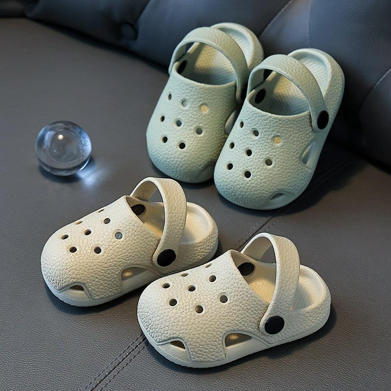 Geschlossene Kinder-Clogs mit Fersenabdeckung | Weiche, rutschfeste Innen- und Außensandalen für ältere Jungen & Mädchen