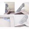 Multifunctional Stainless Steel Thickened Corner Bracket Furniture Cabinet Reinforcement Part Triangle Support Fixer With Screws