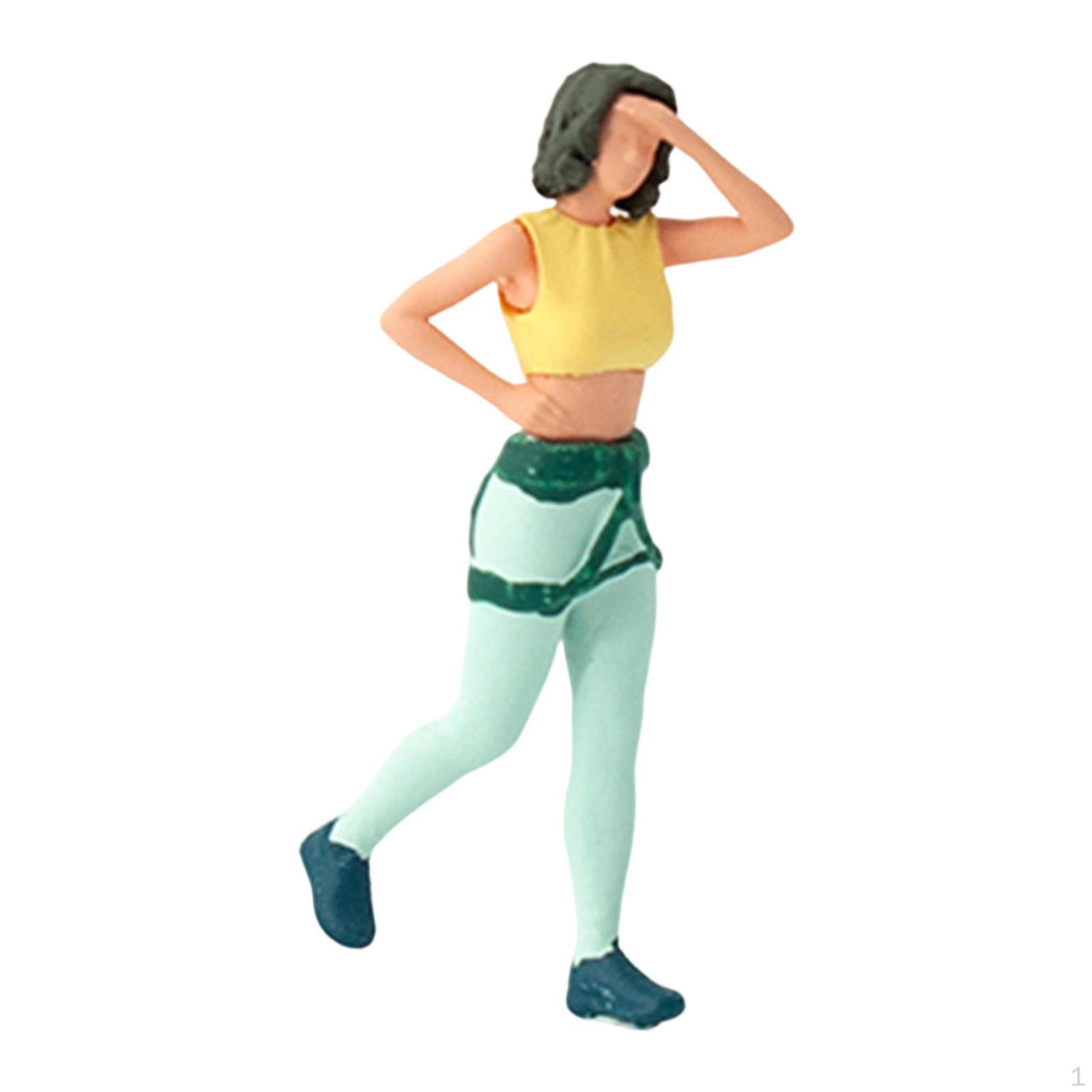 

1/64 Scale Climbing Figures - Realistic Miniature Collection Ideal for Decorating Sports-themed Women