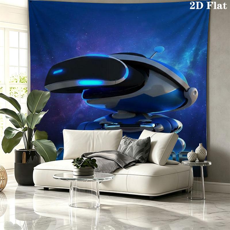 ASTRO BOT Custom Name Wall Tapestry Aesthetic Wall Hanging Printed Fabric Blanket Decorative Tapestries for Bedroom Living Room Home Decor