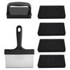 Stainless Steel Grill Grill Mesh Cleaning Brush BBQ Cleaning Tool Iron Plate Baking Cleaning Cloth Nylon Cloth Suit