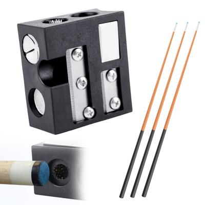 Snooker Pool Cue Tip Repair Tool Multi-function Billiard Pool Stick Tip Scuffer Shaper Burnisher Aerator Tool Professional Billiards Accessories
