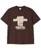 Nasttingijeubeleoldaenmi Scratch Lettering Tee_Brown