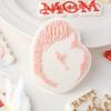 Biscuit Moulds Easy to Use Biscuit Stamps Mothers' Day Theme Plastic Material