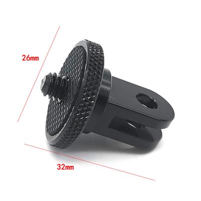 1/4 Adaptör Aksiyon Kamerası Evrensel Selfie Çubuğu Tripod Sabitleyici Kamera Yedek Parçaları Gopro/Insta360 İçin Uygun