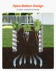 Metal Raised Garden Bed, 1.2 X 0.6 X 0.6 M Oval Outdoor Galvanized Planter Garden Box, Open Bottom Design, Large Planter Raised Bed for Growing