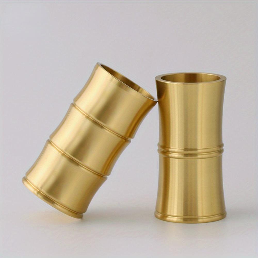 Kupfer Räucherflasche Räuchergefäß Handwerk Bambusvase Räucherflasche Messing Aufbewahrungsflasche Zeremonie Tee Ornamente