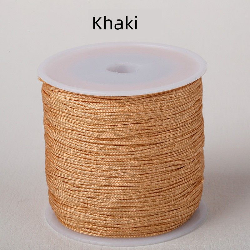 No. 72 Jade Thread 100 M Handmade Braided Rope Bracelet Red Rope Braid Rope Thread Carrying Strap String Jewelry Thread DIY Material