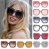 Trendy Square Frame Sunglasses With Oversized Rhinestones For Unique Fashion Style And Uv380 Protection
