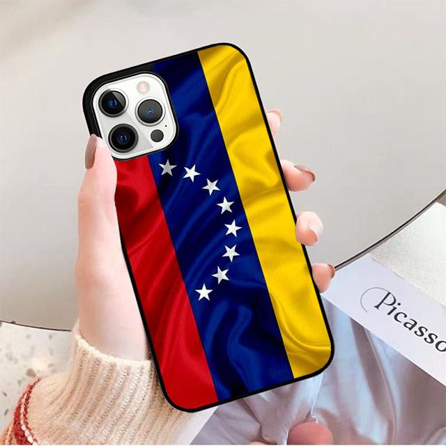 

Venezuela Flag Coat Of Arms Phone Case for iPhone 17 Air 16 16e 15 Plus for Apple 13 11 12 14 Pro Max Cover coque fundas iPhone 12pro max