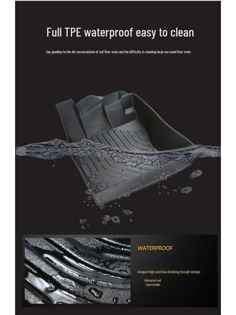 Zhonghua H530 2011-2018 Non-Slip Wear-Resistant TPE Car Floor Mats