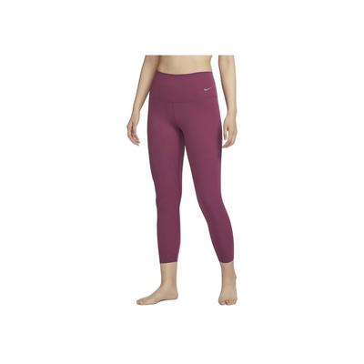 Nike Zenvy Air Series Solid High-Waisted Leggings Women Leggings Purple-Red DQ6016-653