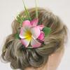 Hair Comb Artificial Flower Design Anti-slip Teeth Hair Organizer Comb Updo Bun Hair Styling Accessory