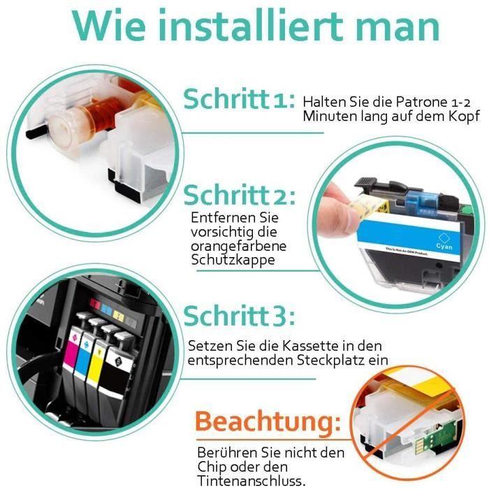 Teland 8x LC3219 XL LC3219XL Compatible Ink Cartridges for Brother MFC-J5335DW MFC-J5330DW MFC-J5730DW MFC-J5930DW MFC-J6530DW