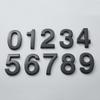 3.9-Inch Abs Door Plate Electroplated Digital Number Signage Hotel Hotel Street Digital House Number Gold Silver Black Bronze