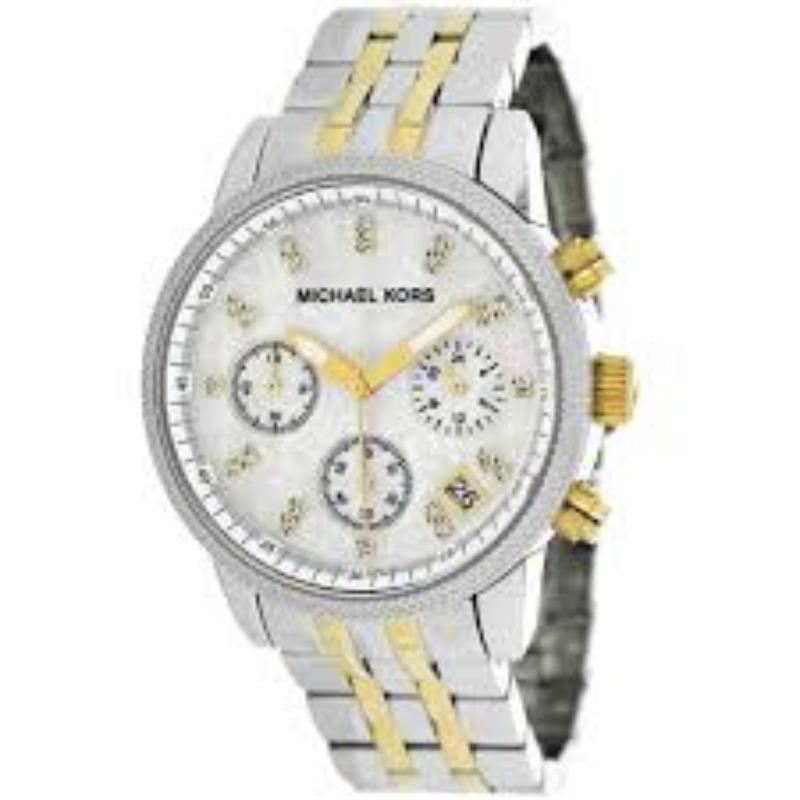 Michael Kors Sofie Crystal Rose Gold-Tone Stainless Steel Ladies Watch MK5057 белый