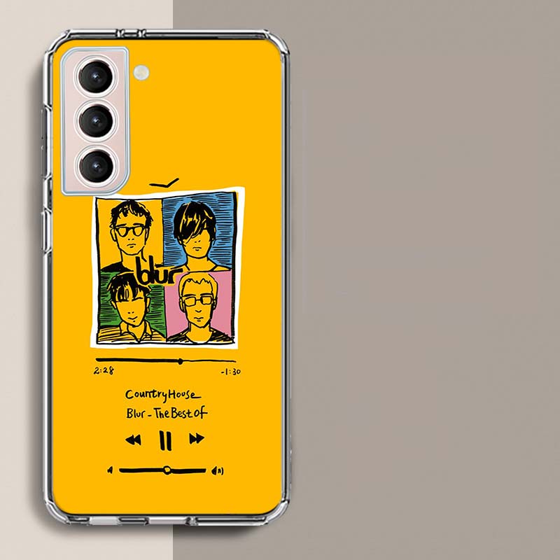 Blur Band Phone Case for Samsung A16 A17 A26 A36 A56 A57 A55 A54 A37 A15 A25 A35 A14 A24 A34 Galaxy Note 20 10 A07 A06 A04S A05S