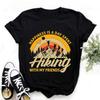 Vintage Black Oversized T-Shirt Retro Summer Surfing Hiking Print Streetwear Casual Cotton Short Sleeve Tee