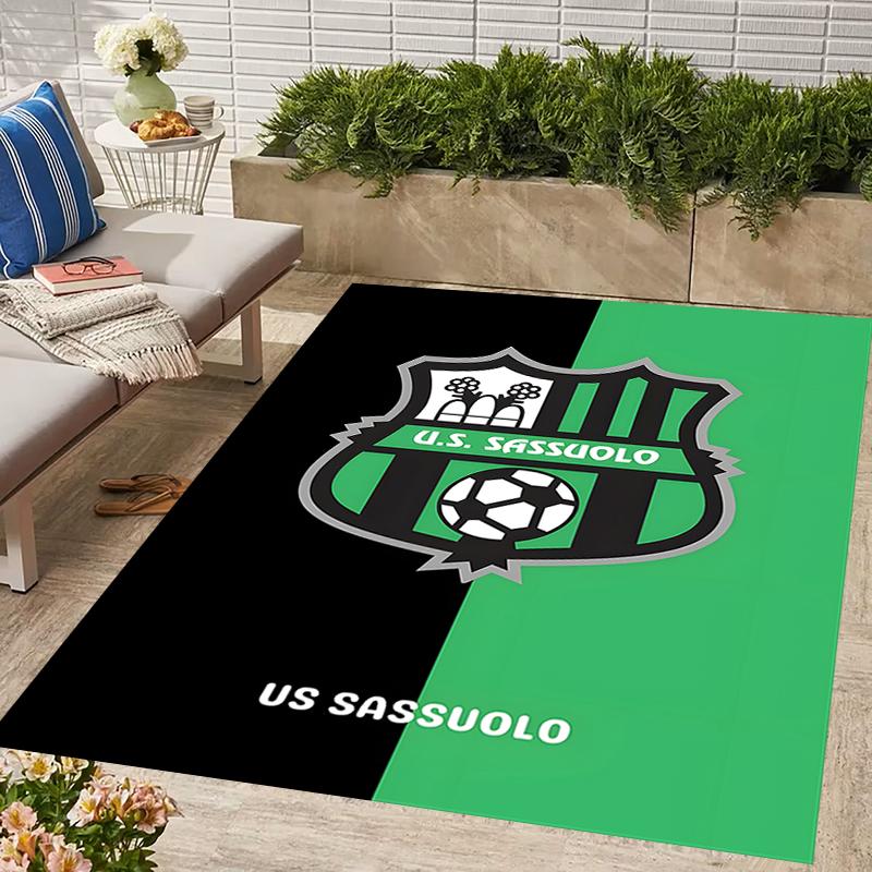 1pc Football Team Design Area Rug - Non-Slip, Soft & Cozy Floor Mat for Living Room, Bedroom, Office - Indoor/Outdoor Decorative Carpet