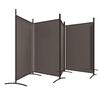 Vidaxl Parawan 5-Panelowy, Antracytowy, 433X180 Cm, Tkanina