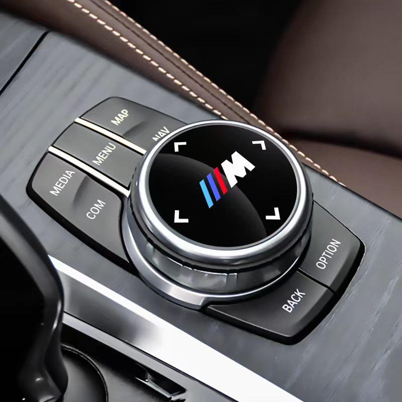 Car Center Console Multimedia Button Cover For BMW E36 E60 E64 E85 F07 F10 F30 F32 F36 F82 F83 Auto Styling Interior AC6